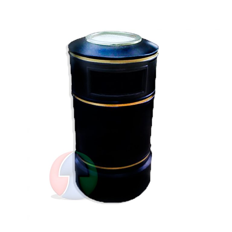 Cesto papelero de 150 Lts con cenicero