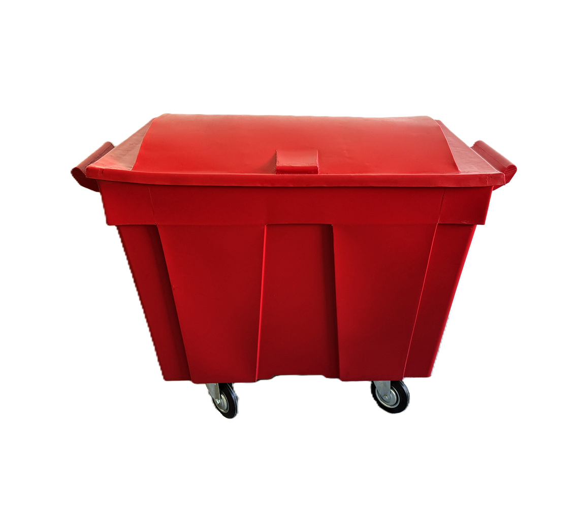 Contenedor de 550 Lts con freno