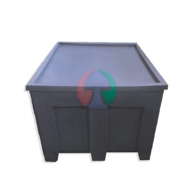 Bin plástico con tapa