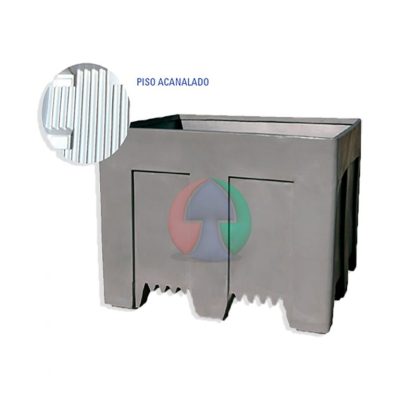 Bin plástico sin tapa